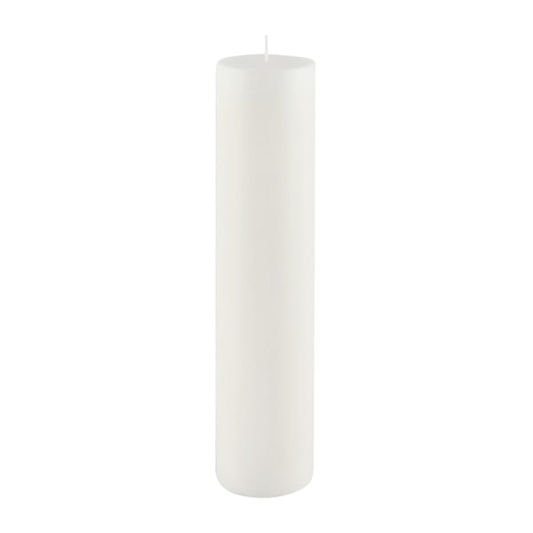 Bijela svijeća ego dekor cilindra čisti, vrijeme pečenja 92 h