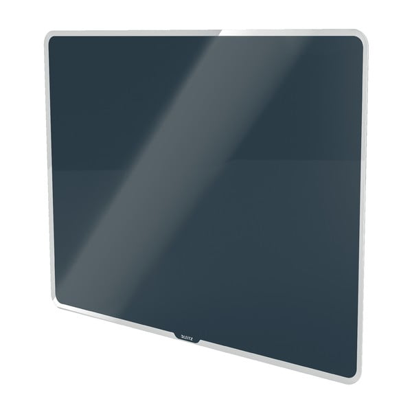 Siva staklena magnetska ploča Leitz Ugodan, 80 x 60 cm