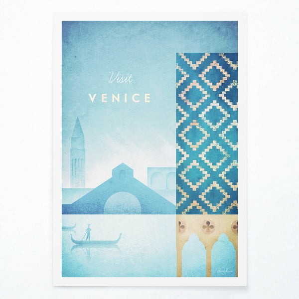 Poster Travelposter Venice, A3