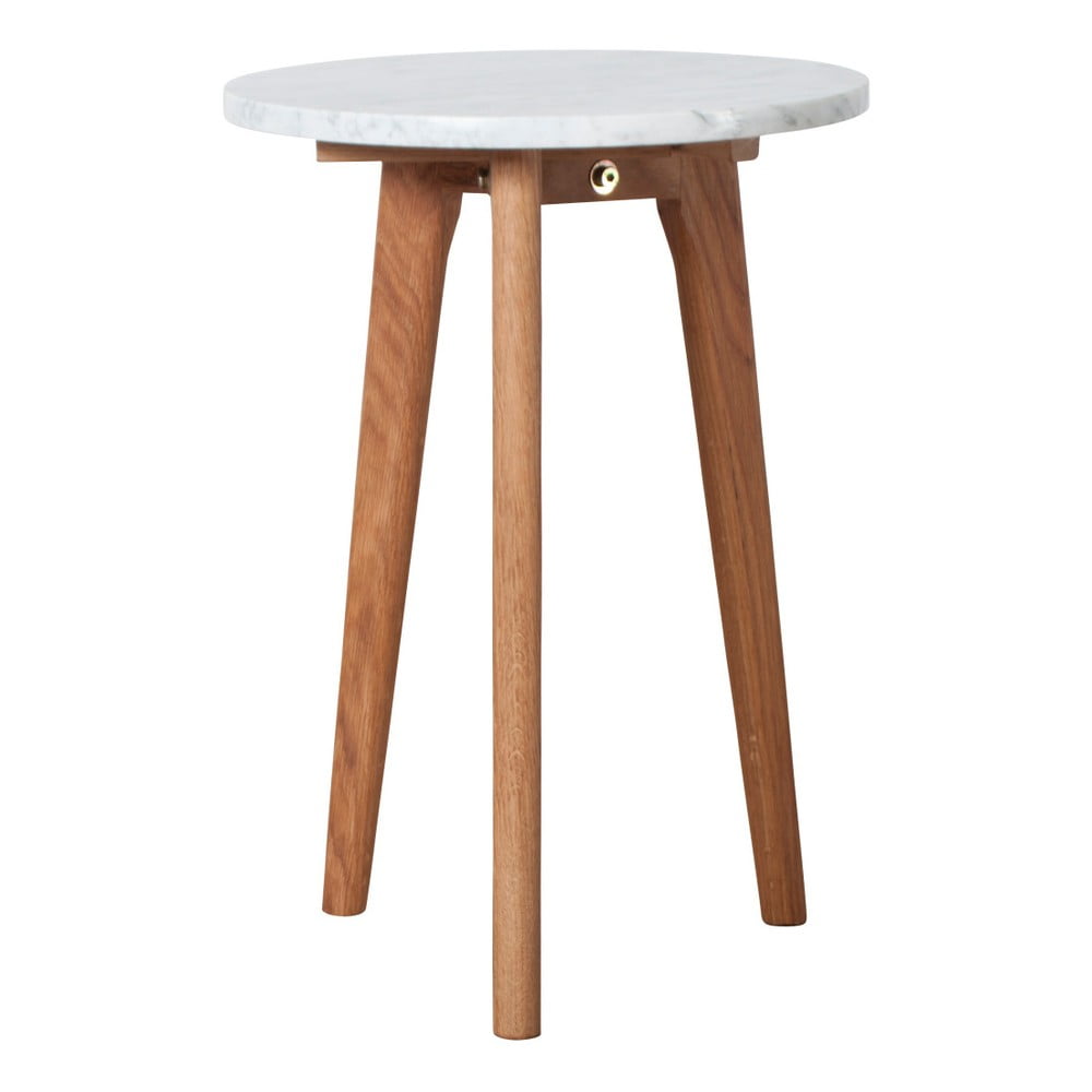 Stolić s pločom od umjetnog kamena Zuiver ⌀ 32 cm