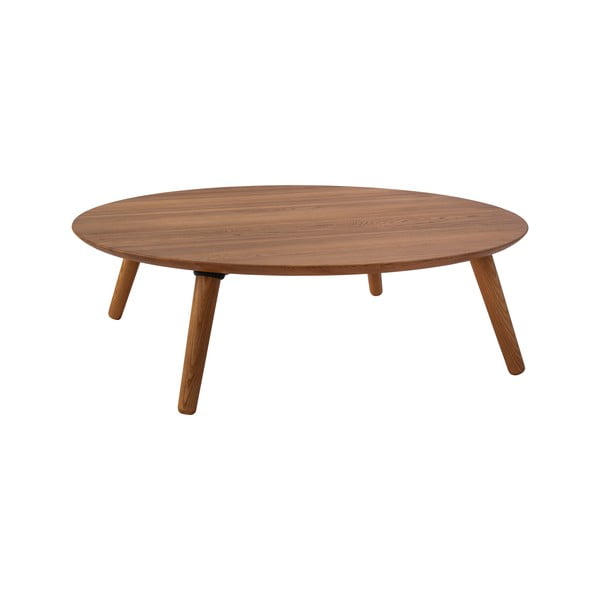 Stolić za kavu od jasenovog drveta Ragaba Contrast Slice, ⌀ 100 cm