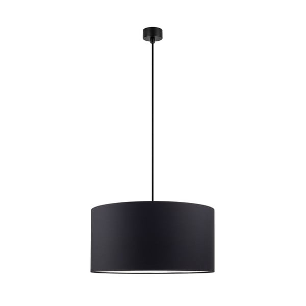 Crna viseća svjetiljka Sotto Luce Mika, ∅ 50 cm