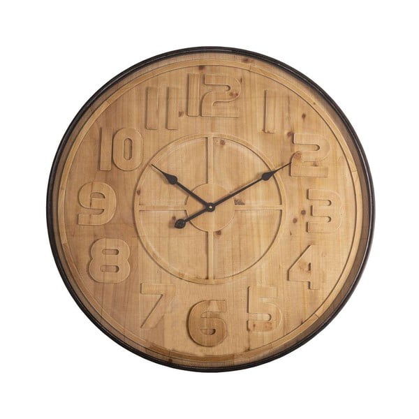 Zidni sat u drvenom dekoru Antic Line, ø 80 cm