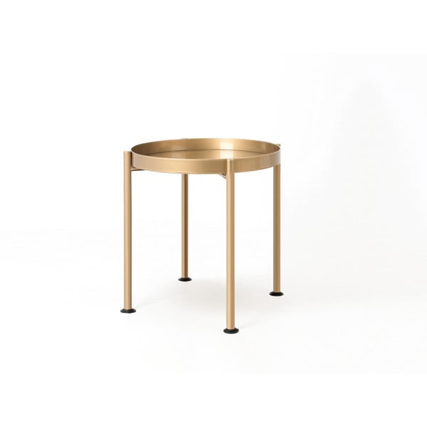 Stolić u zlatnoj boji Custom Form Hanna, Ø 40 cm