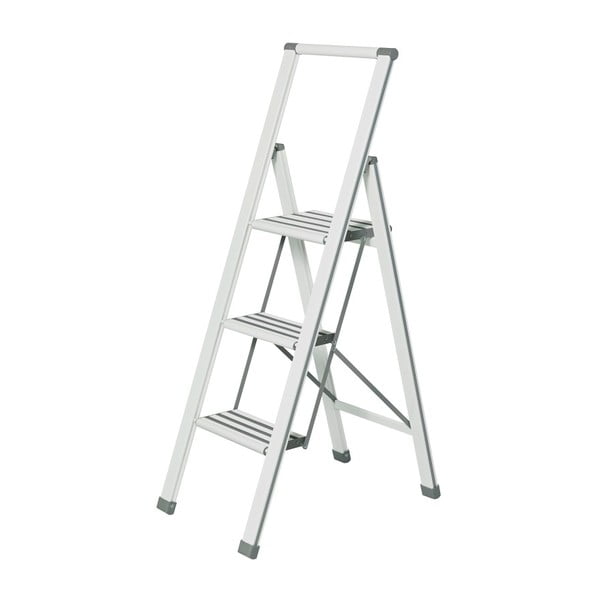 Bijele sklopive stepenice Wenkoo Ladder Al, visina 127 cm