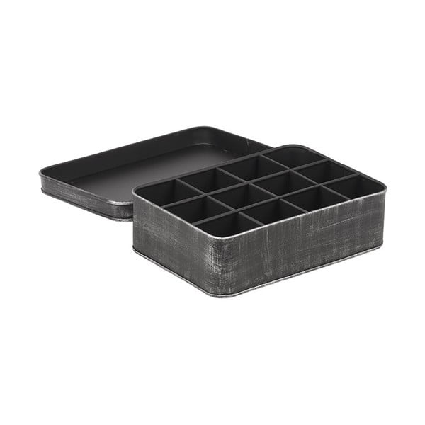 Crna metalna kutija za čaj LABEL51
