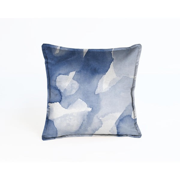 Plavi jastuk baršun Velvet Atelier Abstract, 45 x 45 cm