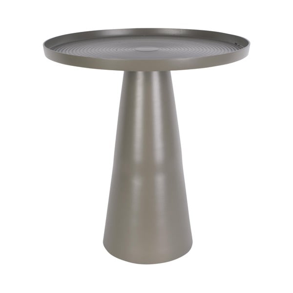 Sivi metalni pomoćni stolić Leitmotiv Force, visina 43 cm