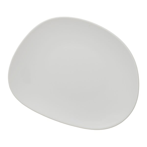 Bijeli porculanski tanjur za salatu Villeroy & Boch Like Organic, 21 cm