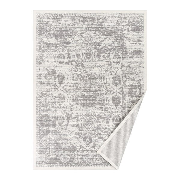 Dvostrani bijeli tepih s uzorkom Narma Palmse 160 x 230 cm