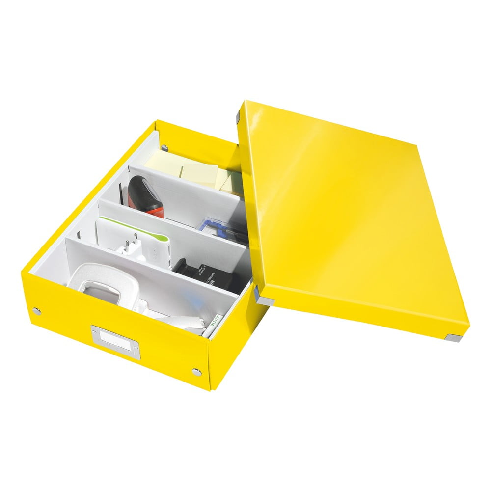 Žuta kutija s organizatorom Leitz Office, duljina 37 cm