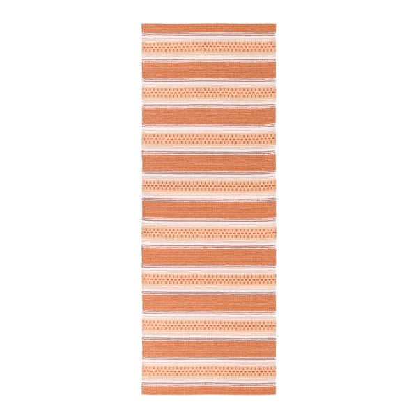 Narančasta tepih staza pogodna za eksterijer Narma Runo, 70 x 150 cm