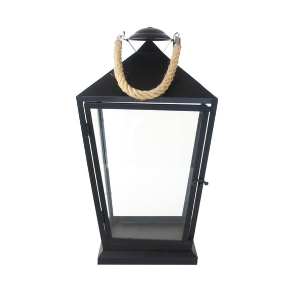 Esschert Design Klasična crna lampa, visina 45,6 cm