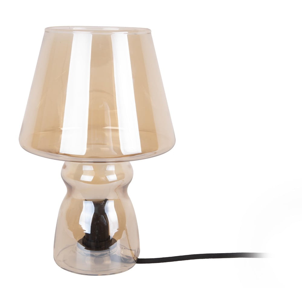 Smeđe staklene stolne svjetiljke Leitmotiv Classic Staklo, Ø 16 cm