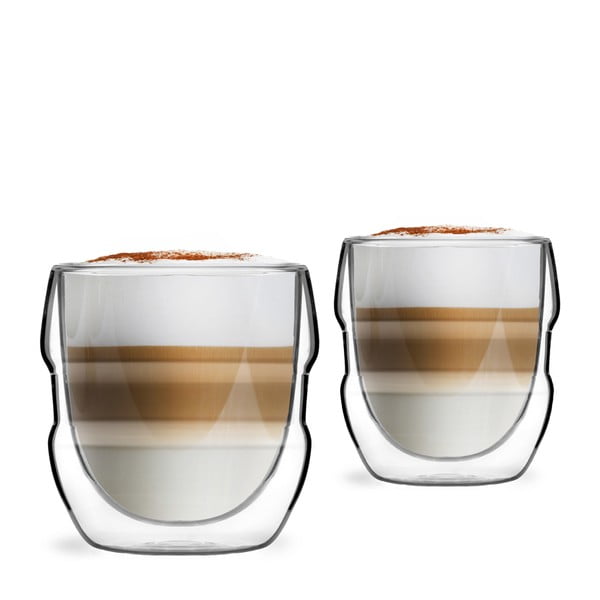 Set od 2 čaše s dvostrukom stijenkom Vialli Design Sferico, 250 ml