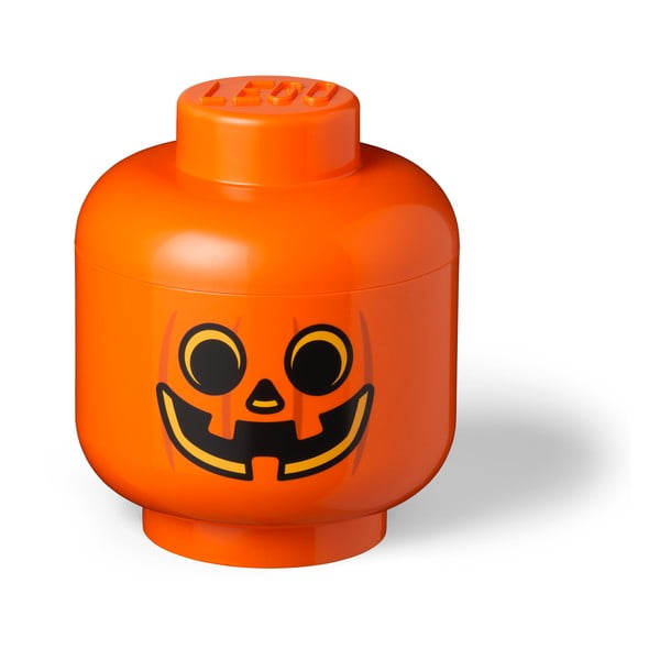 Narančasta kutija za pohranu LEGO® Pumpkin Head L
