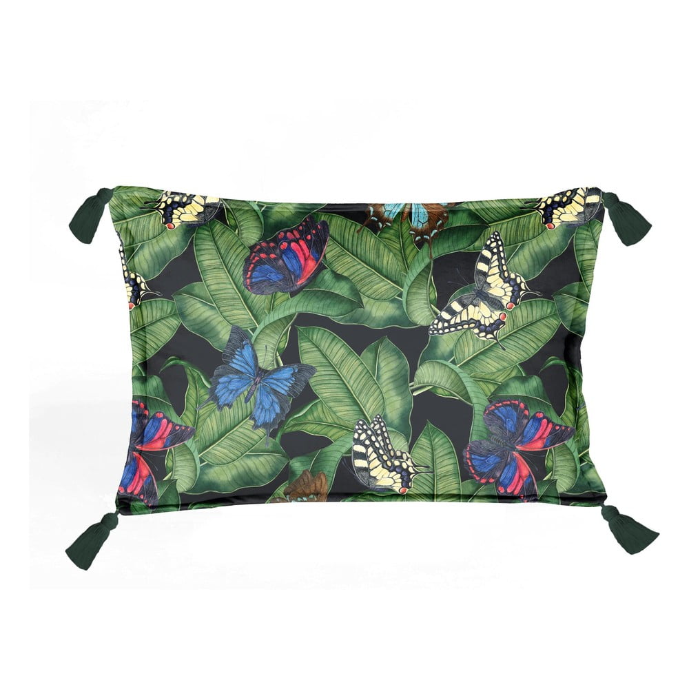 Zeleni jastuk baršun Velvet Atelier Borlas, 50 x 35 cm