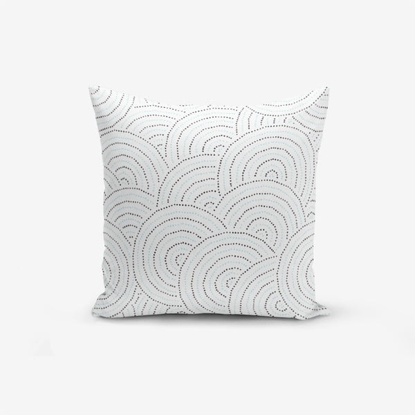 Jastučnica s primjesom pamuka Minimalist Cushion Covers Ring Modern Razza, 45 x 45 cm