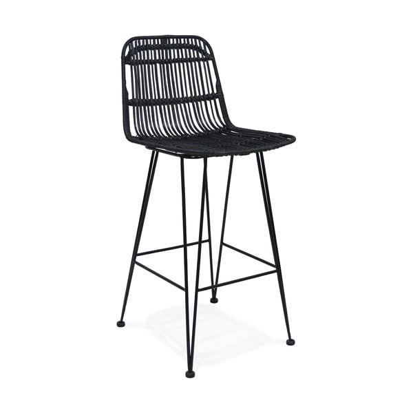 Crna bar stolica Kokoon Liano Mini, visina sjedala 65 cm