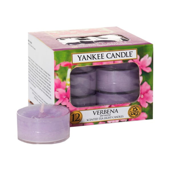 Set mirisnih svijeća Yankee Candle Verbena, vrijeme gorenja 4-6 sati