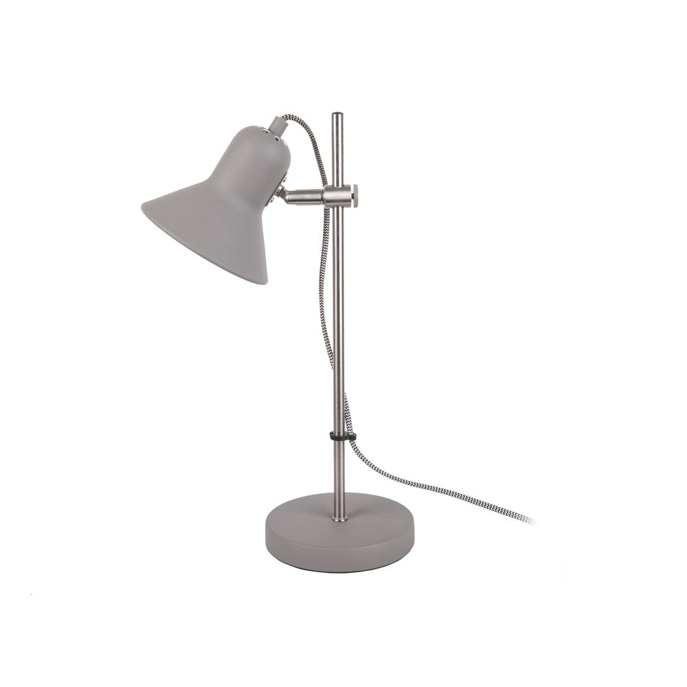 Svijetlosiva stolna lampa Leitmotiv Slender, visina 43 cm
