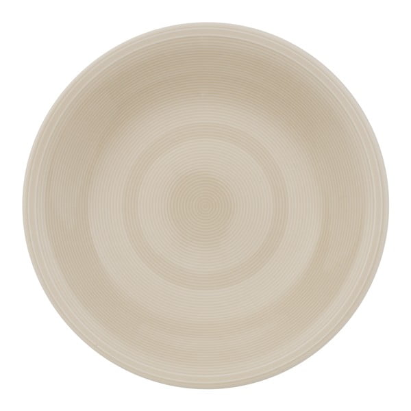 Bijelo-bež porculanski duboki tanjur Villeroy & Boch Like Color Loop, 23,5 cm