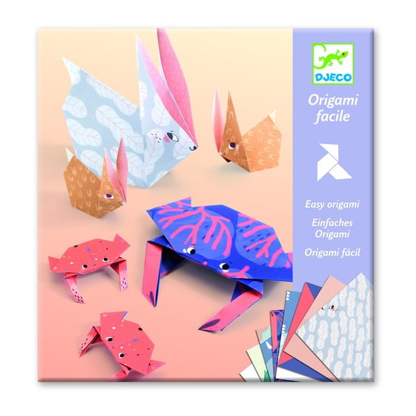 Komplet od 24 origami papira s uputama Djeco Family