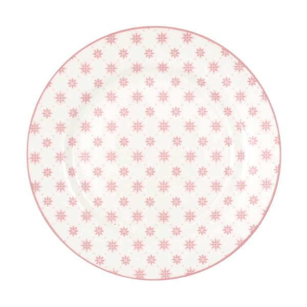 Pink porculanski desertni tanjur Green Gate Laurie, ø 20,5 cm