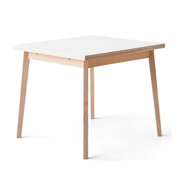 Sklopivi blagovaonski stol s bijelom pločom Hammel Single, 90 x 90 cm