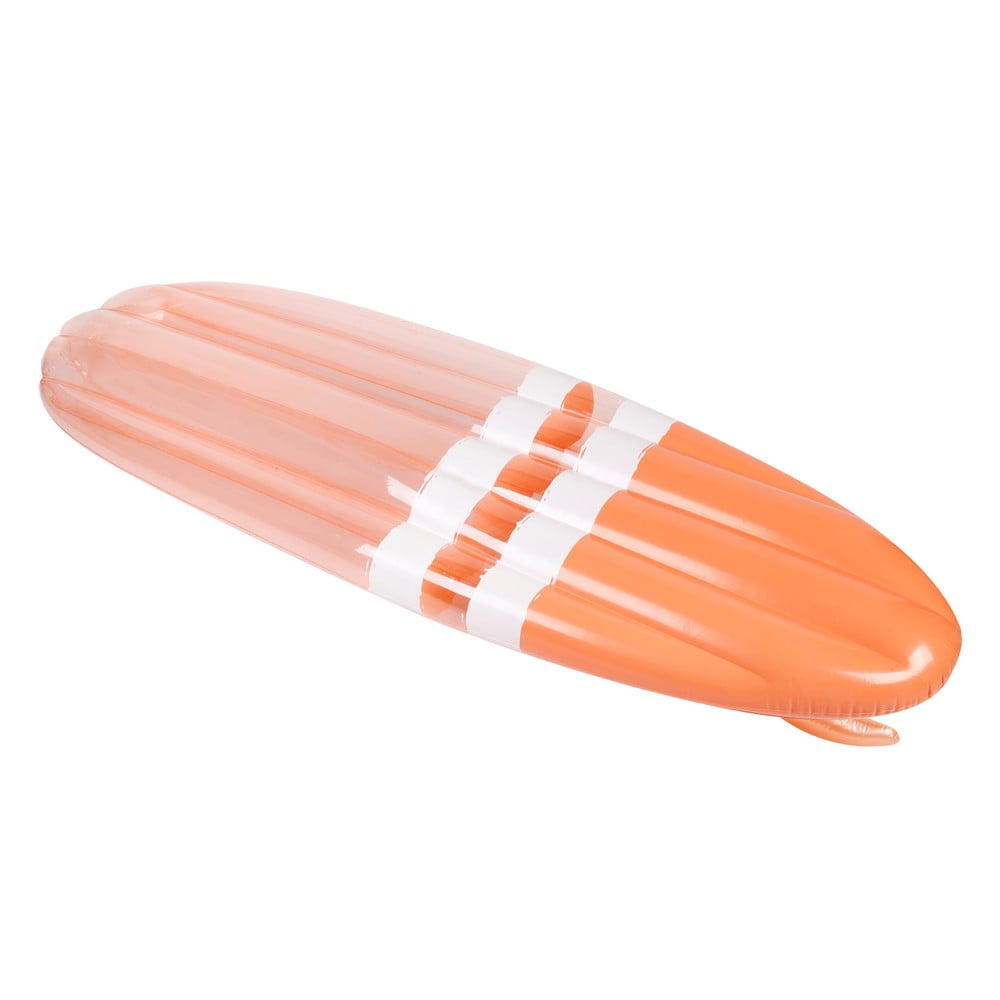 Narančasto-ružičasta ležaljka na napuhavanje Sunnylife Surfboard