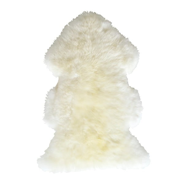 Bijela prosirka od ovčje vune Nattiot Douchka