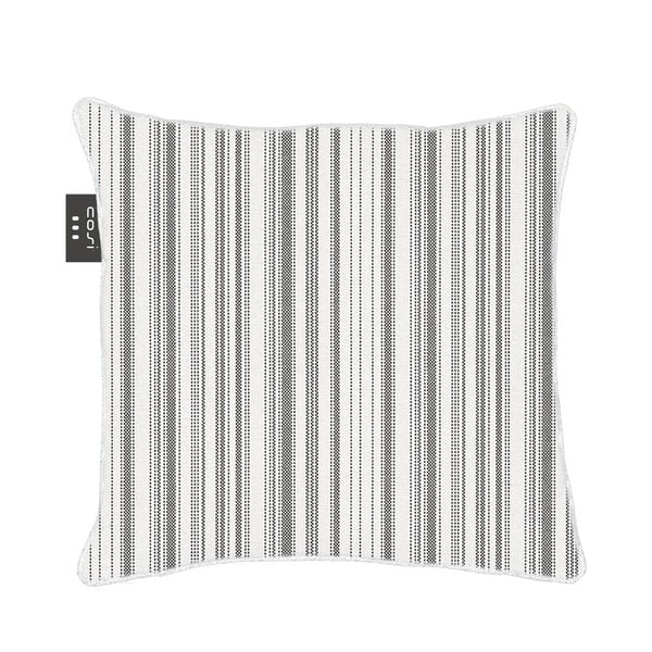 Bijelo-crni jastučić za grijanje Cosi od Sunbrella tkanine, 50 x 50 cm