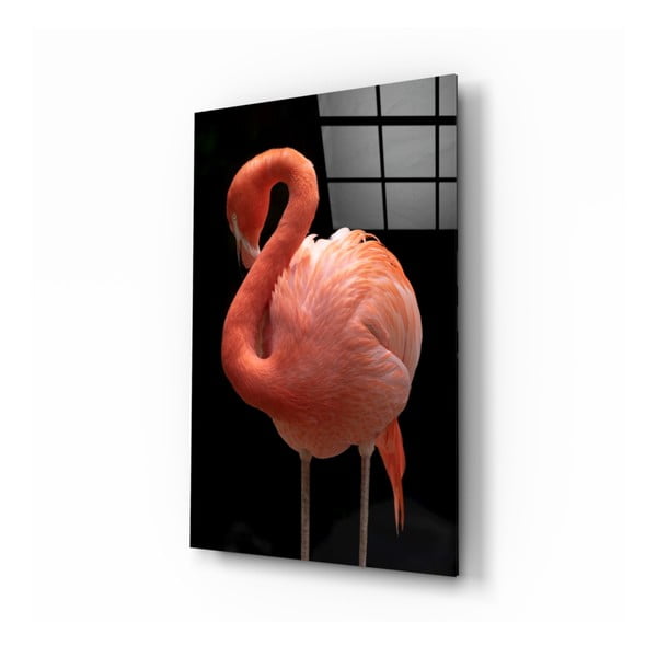 Staklena slika Insigne Flamingo