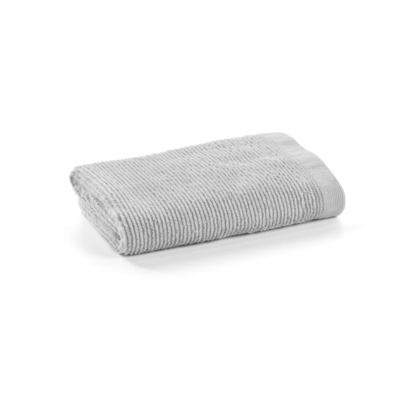 Svijetlo sivi pamučni ručnik Kave Home Miekki, 50 x 100 cm