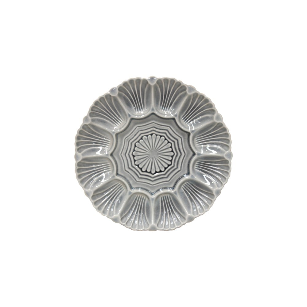 Sivi tanjur od kamenine Costa Nova Cristal, ⌀ 25 cm