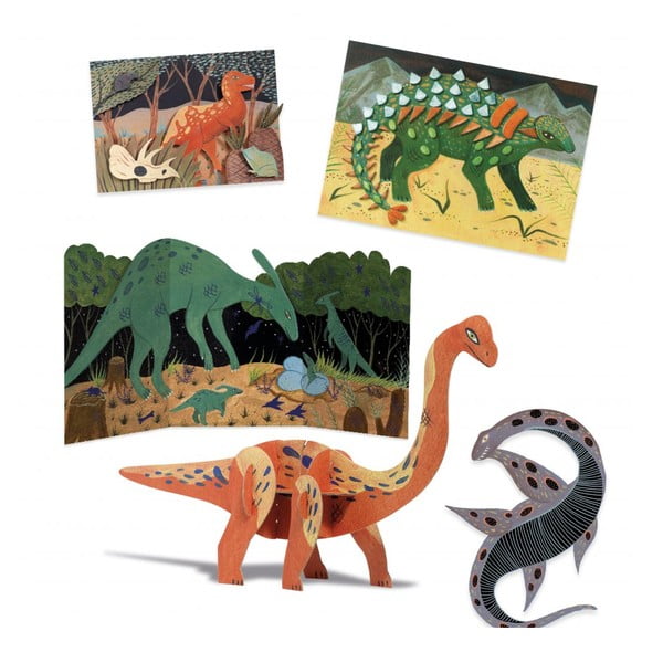 Kreativni umjetnički set Djeco Dinosaurs