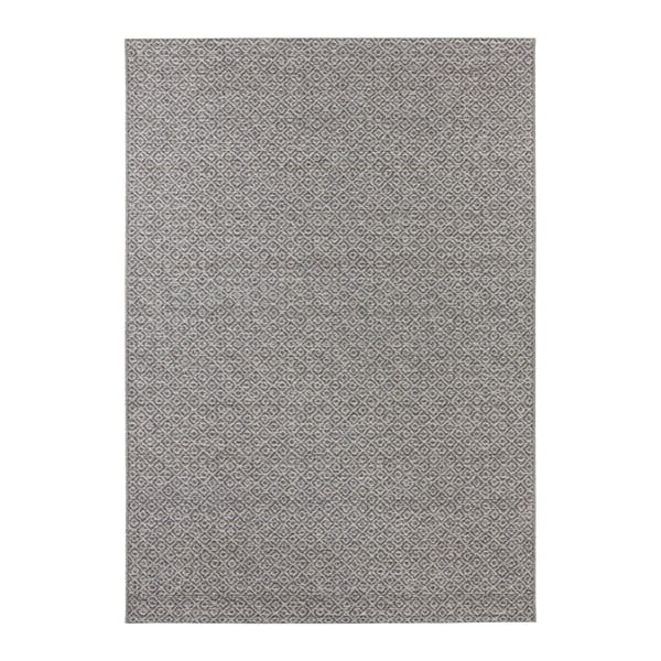 Sivi tepih pogodan i za vanjski prostor Elle Decor Bloom Croix, 80 x 150 cm
