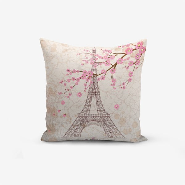 Jastučnica s primjesom pamuka Minimalist Cushion Covers Eiffel, 45 x 45 cm