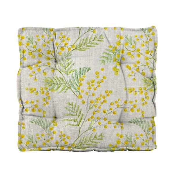 Jastuk za stolicu od mješavine lana Really Nice Things Mimosa, 37 x 37 cm