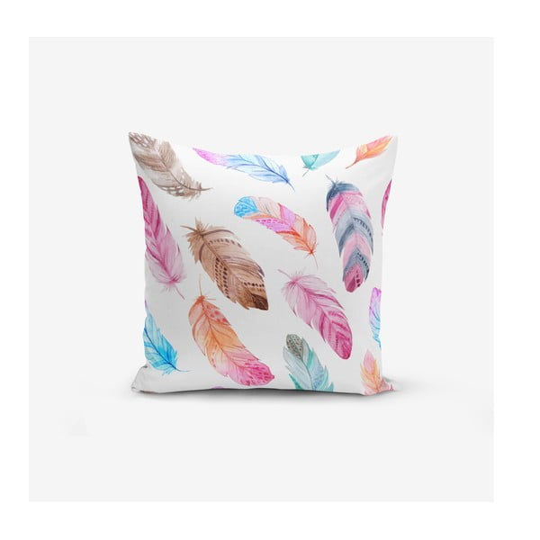 Jastučnica s primjesom pamuka Cushion Covers Bird Pendants, 45 x 45 cm