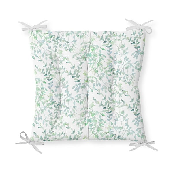 Donje rublje s pamučnim minimalističkim jastukom pokriva osjetljive zelene, 40 x 40 cm