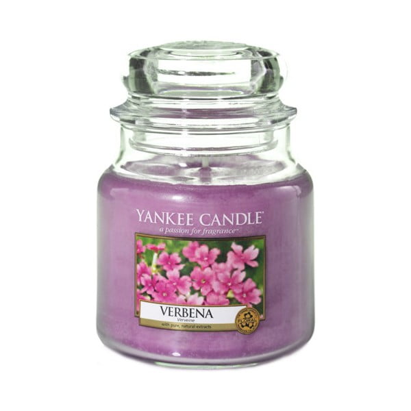 Mirisna svijeća Yankee Candle Verbena, vrijeme gorenja 65-90 sati