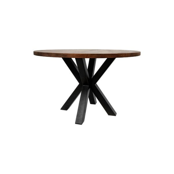 Okrugli blagovaonski stol s pločom od manga HSM collection, ⌀ 130 cm