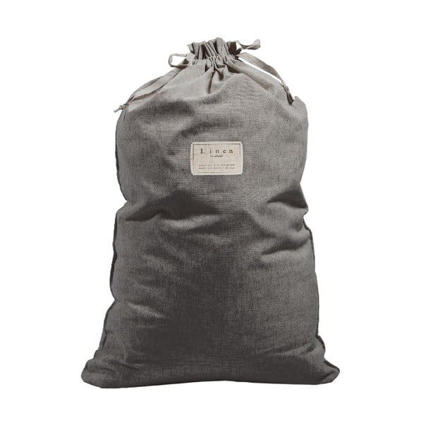 Lanena torba za rublje Really Nice Things Bag Cool Grey, visina 75 cm
