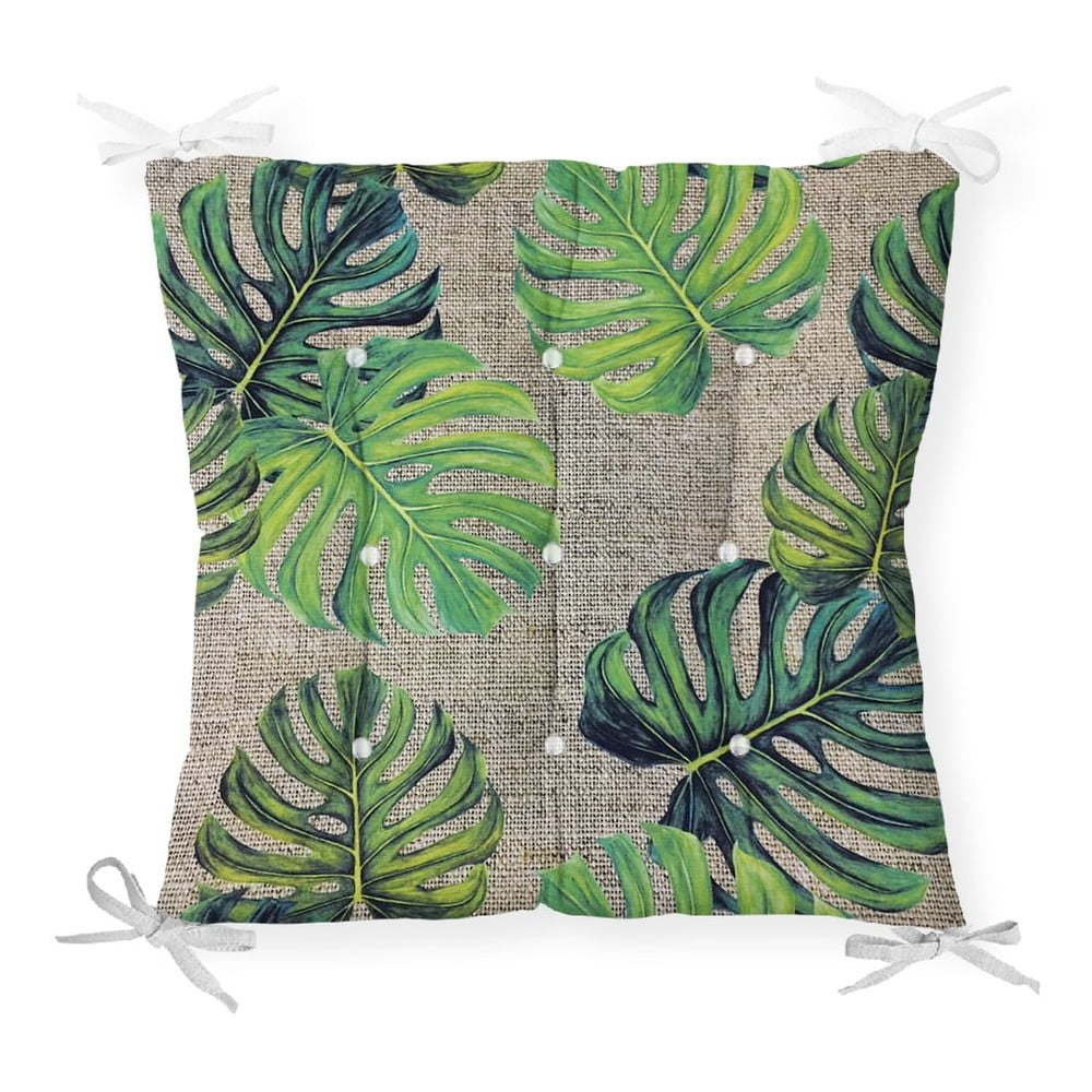 Jastuk za stolicu Minimalist Cushion Covers Green Banana Leaves, 40 x 40 cm