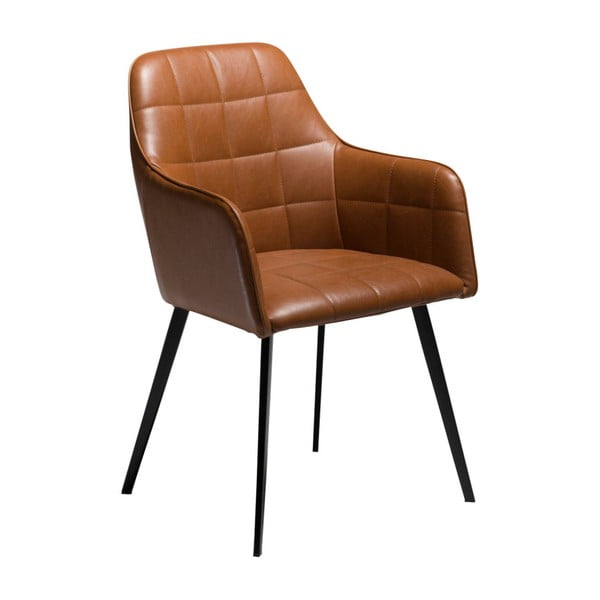 Smeđa stolica od umjetne kože DAN-FORM Denmark Embrace Vintage