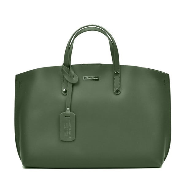 Zelena kožna torbica Luisa Vannini Veronica