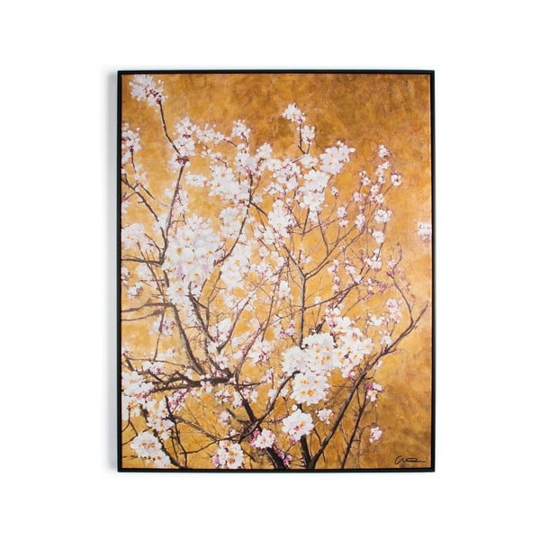 Ručno oslikana slika Graham & Smeđi Blossom 70 x 90 cm
