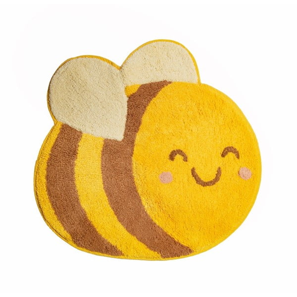 Narančasti dječji pamučni tepih Sass & Belle Bee Happy, 55,5 x 57 cm