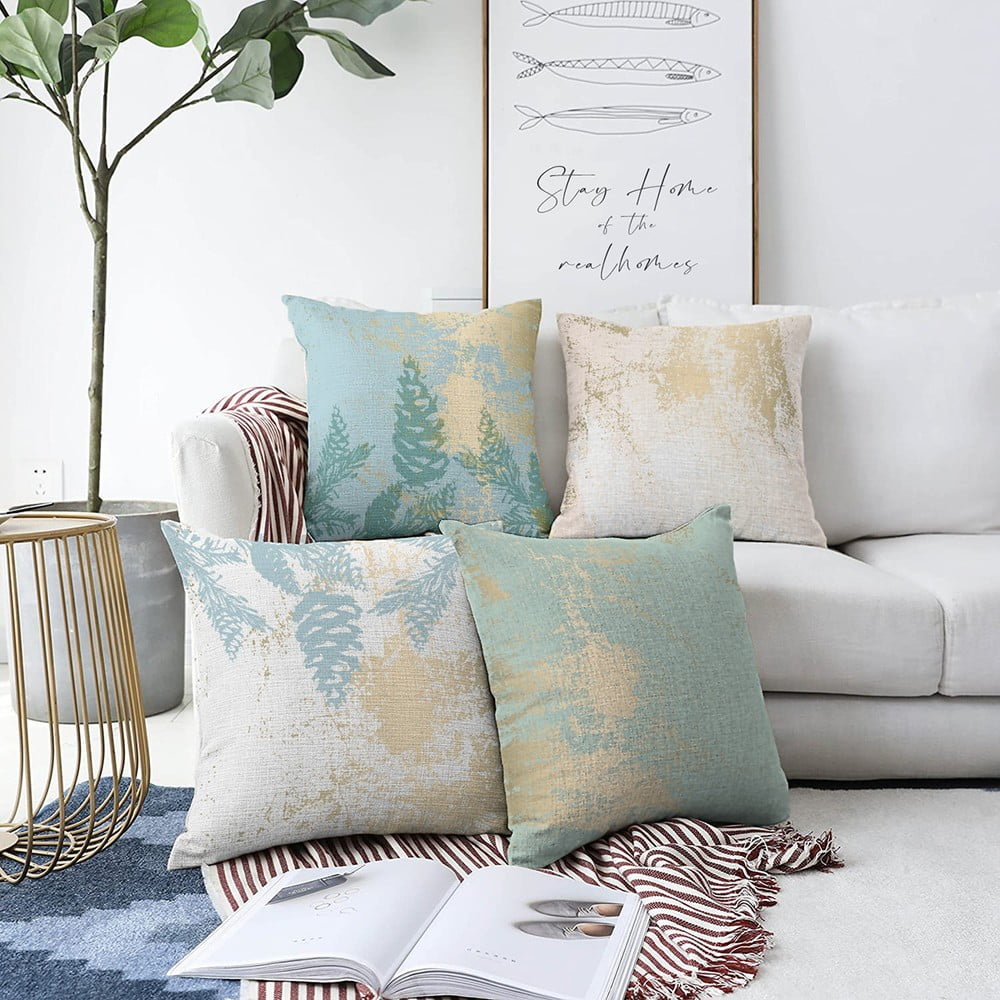 Set od 4 jastučnice Minimalist Cushion Covers Sparkle, 55 x 55 cm